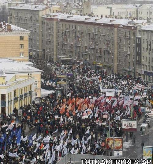 Protest anti-Putin in Moscova, Foto: Agerpres/AP