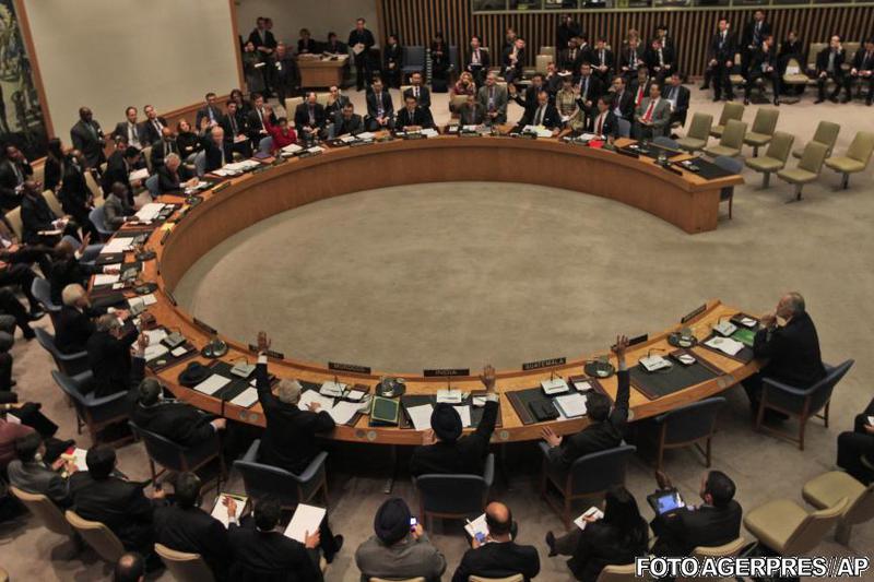 Consiliul de Securitate ONU, in timpul unui vot, Foto: Agerpres/AP