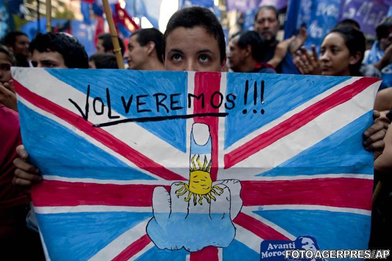 Proteste anti-britanice in Argentina: Ne vom intoarce, Foto: Agerpres