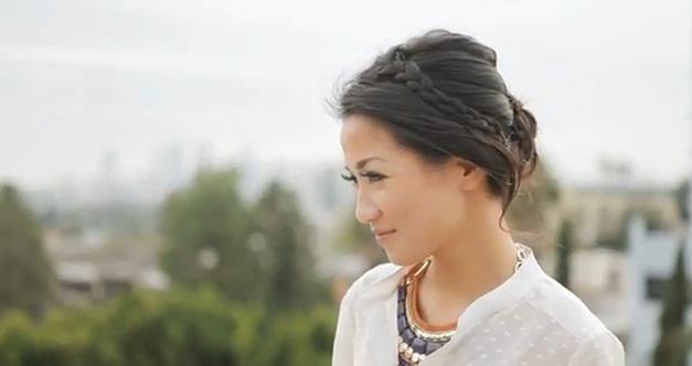 Hair style: Codite impletite prinse in coc - HotNews.ro