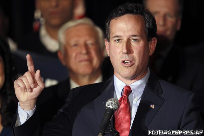 Rick Santorum, victorios, Foto: Agerpres/AP