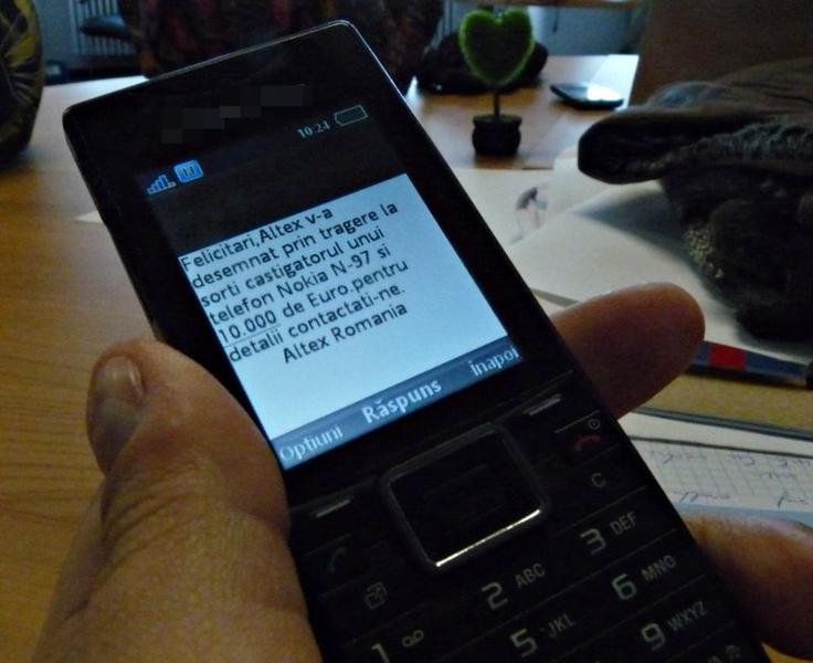 Phishing prin SMS, Foto: Hotnews
