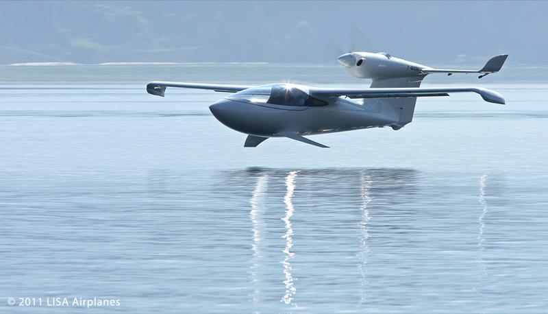 Pe langa trenul de aterizare cu roti, Akoya beneficiaza de doua inotatoare pentru aterizarea pe apa si skiuri care se ataseaza prin apasarea unui buton pentru contactul cu zapada, Foto: Lisa Airplanes