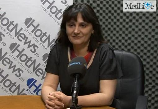 Dr. Viviana Iordache in studioul HotNews, Foto: Captura YouTube