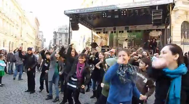 Flashmob Lispcani, Foto: Hotnews