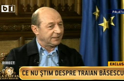 Traian Basescu, Foto: captura B1 TV