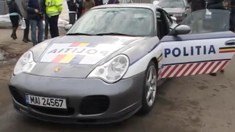 Porsche 911 Turbo Politia Rutiera, Foto: Captura YouTube