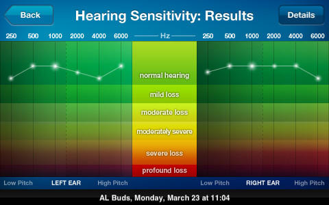 uHear, Foto: Apple AppStore