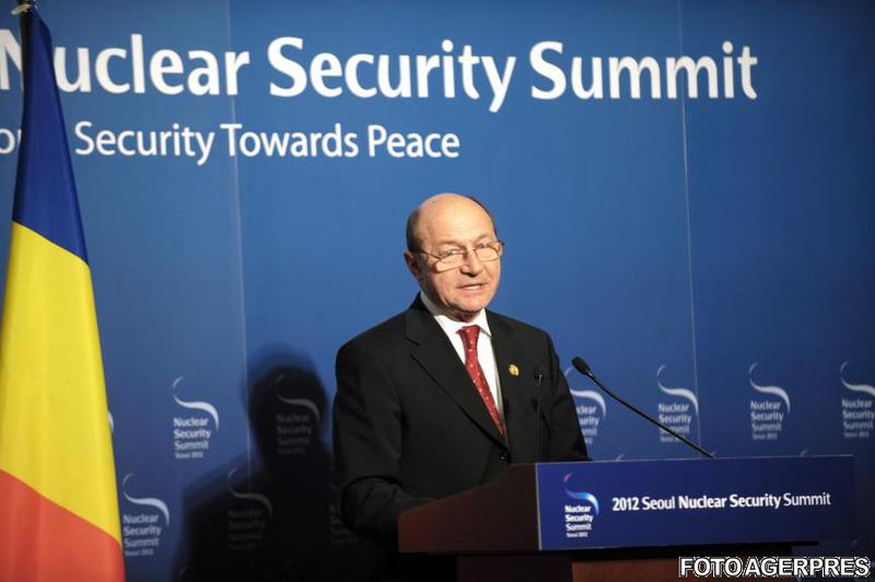 Traian Basescu la Seul, Foto: Agerpres