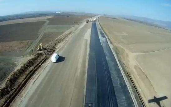 Autostrada Deva-Orastie (martie 2012), Foto: Captura YouTube