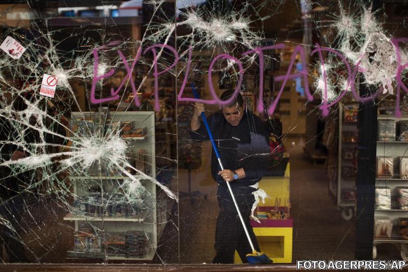 Proteste in Spania, inaintea anuntarii bugetului , Foto: Agerpres/AP