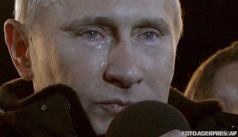 Lacrima lui Putin, Foto: Agerpres/AP