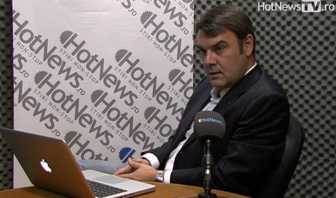 Teddy Dumitrescu in studioul HotNews, Foto: Hotnews