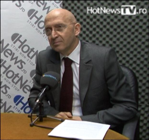 Ambasadorul francez Philippe Gustin la Hotnews, Foto: Hotnews