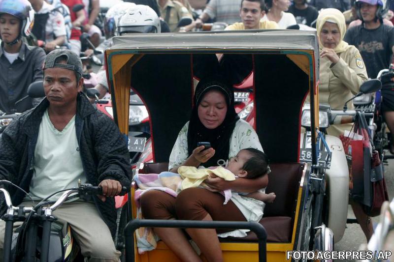 Blocaj in trafic in Banda Aceh, Foto: Agerpres/AP