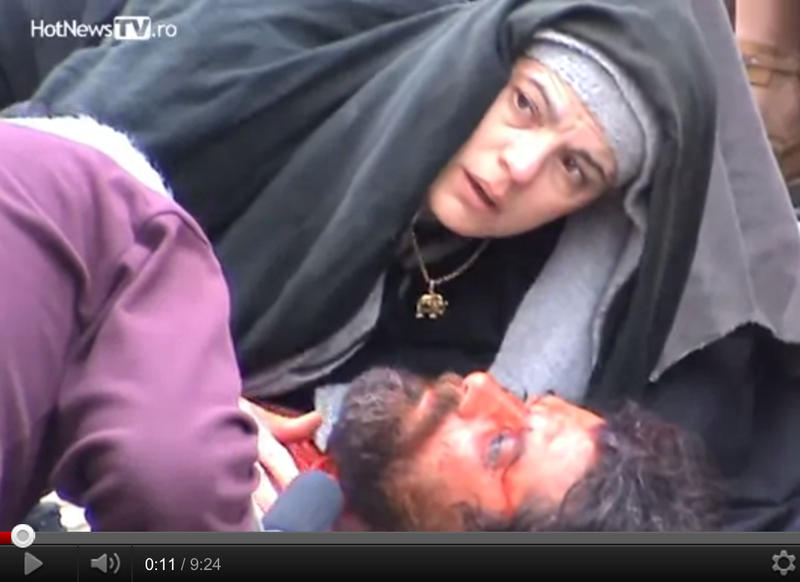 Scena din "Drumul Crucii", Foto: Hotnews