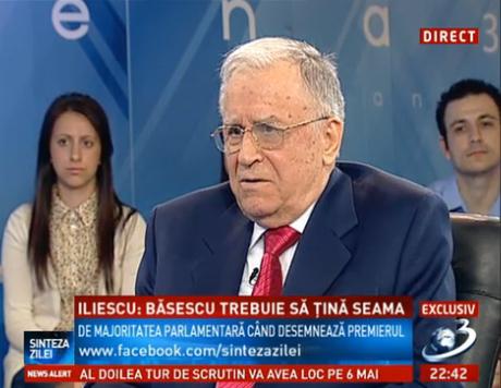 Ion Iliescu, Foto: captura Antena 3