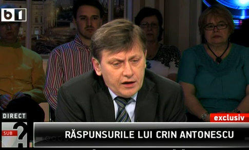 Crin Antonescu la B1TV, Foto: Captura B1TV