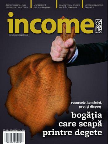 income magazine - coperta primului numar, Foto: Intact Media Group