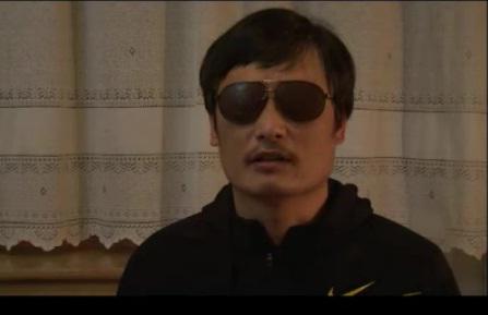 Chen Guangcheng adreseaza un mesaj premierului chinez, Foto: Captura YouTube