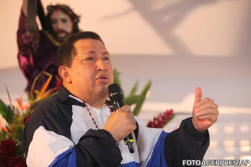 Hugo Chavez la slujba din casa sa, Foto: Agerpres/AP