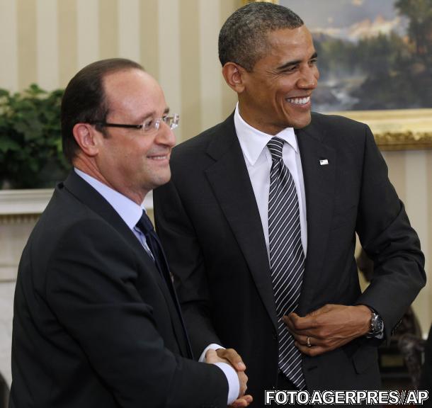 Francois Hollande si Barack Obama, Foto: Agerpres/AP
