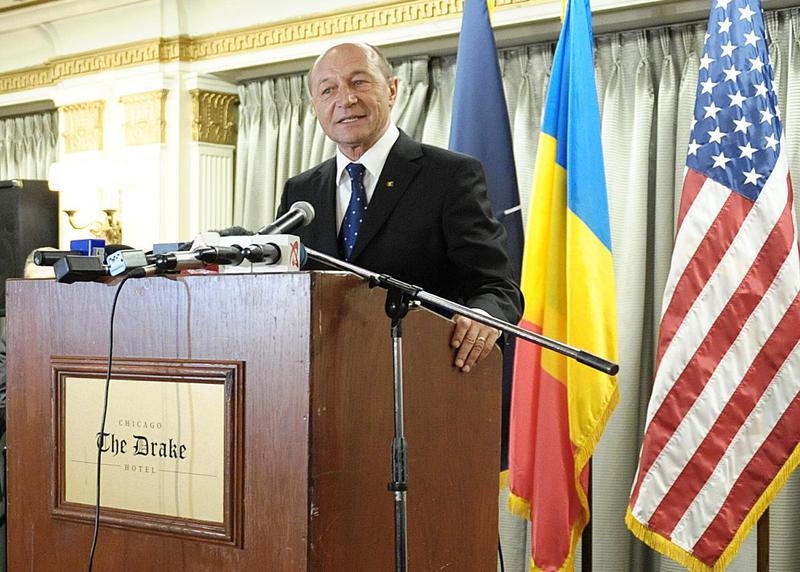 Traian Basescu, la Chicago, Foto: Administratia Prezidentiala