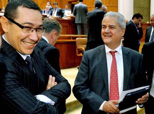 Victor Ponta si Adrian Nastase, Foto: Agerpres