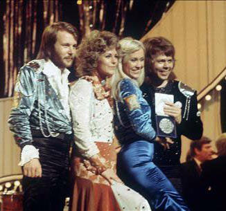 ABBA dupa castigarea Eurovision 1974, Foto: Eurovision.tv