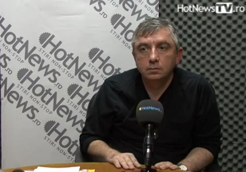 Alexandru Lazescu in studioul HotNews.ro, Foto: Hotnews