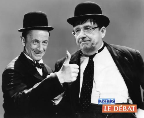 Sarkozy vs Hollande, Foto: Captura Le Debat