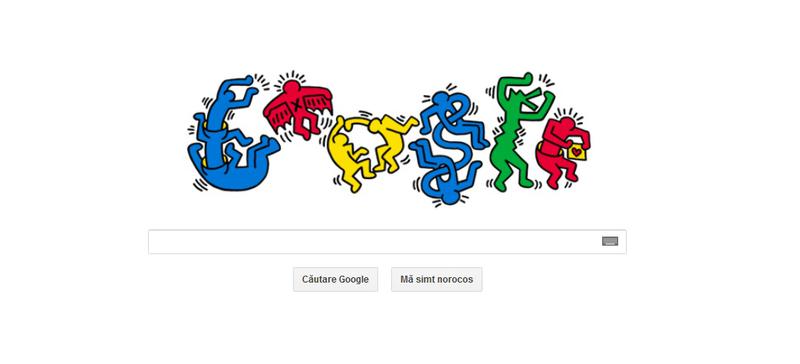 Google a facut un doodle in cinstea artistului Keith Haring, Foto: Google
