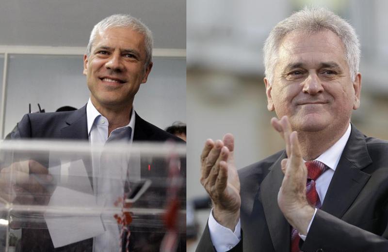Boris Tadic vs. Tomislav Nikolic, Foto: Agerpres (colaj HotNews)