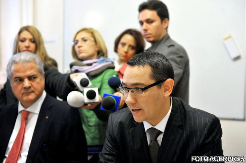 Adrian Nastase si Victor Ponta, Foto: Agerpres