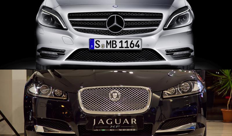 Colaj Mercedes-Benz si Jaguar, Foto: 0-100.ro