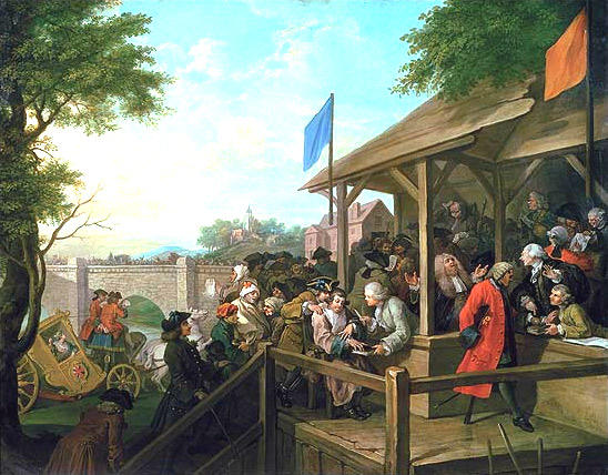William Hogarth: The Polling (1758), Foto: Hotnews