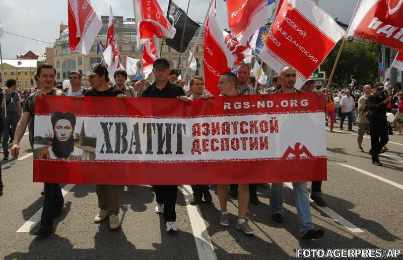 Protest in Moscova, Foto: Agerpres/AP