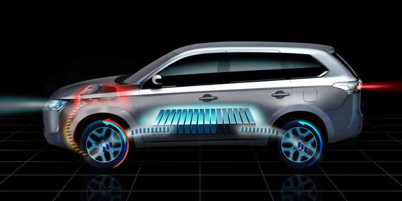 Mitsubishi Outlander Plug-In Hybrid EV, Foto: Mitsubishi