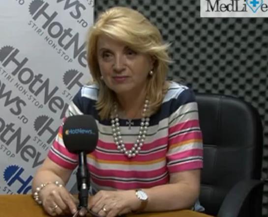Dr. Rodica Serban in studioul HotNews, Foto: Captura YouTube