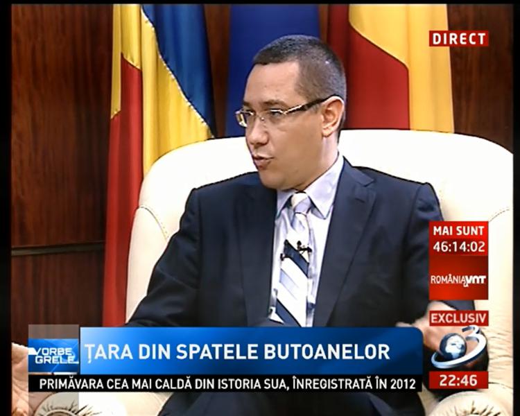 Victor Ponta, Foto: Captura Antena 3