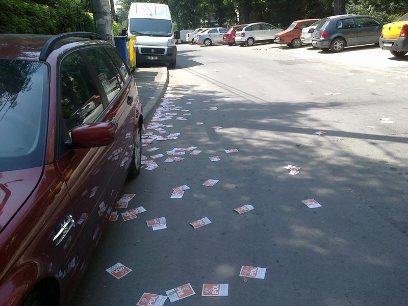 Fluturasi imprastiati in Sectorul 4, Foto: Hotnews