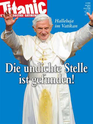 Papa Benedict al XVI-lea , Foto: titanic-magazine.de