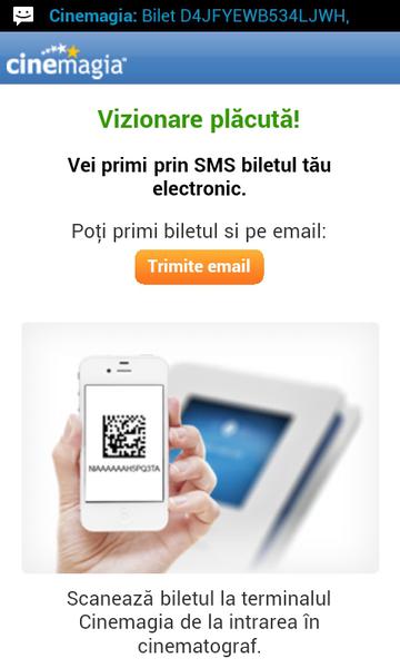Plata prin telefon a biletului la cinema, Foto: CineMagia