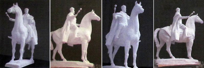 Macheta statuie Ferdinand, Foto: Hotnews