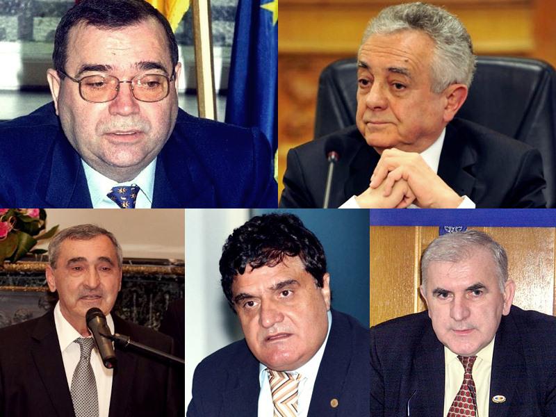 Profesorii in prezenta carora a prezentat Ponta doctoratul, Foto: Colaj / Sursa foto: Agerpres