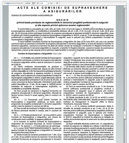 Decizie CSA, reducere taxe, Foto: Captura Monitorul Oficial