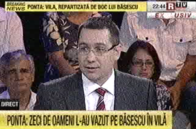 Victor Ponta la RTV, Foto: Captura RomaniaTV