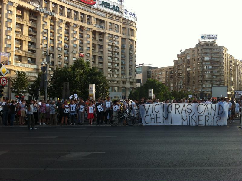 Banner Ponta-mineri, Foto: Hotnews