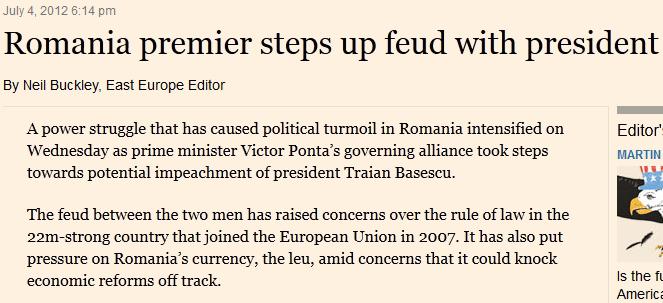 Financial Times, Foto: captura ecran