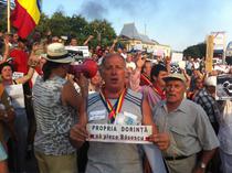 Protestatarii de la Universitate